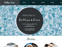Tablet Screenshot of bellezalase.com